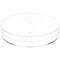 Pioneer Plastics 055C Clear Round Petri Dish Plastic Container, 5.5625" W x 1" H